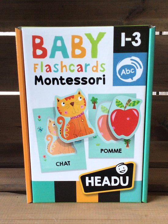 Baby flascards Montessori -1/3 ans- Headu 