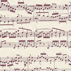 Papier LOKTA Sonate notes de musiques  50x75cm