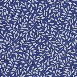 Papier LOKTA Branches Feuilles Bleu 50x75cm 