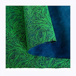 Papier LOKTA Verdure  Bleu/vert moyen