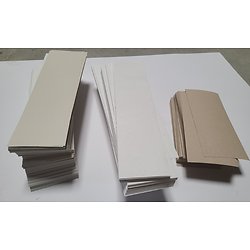 Lot 7- Papier recyclé format 9x33.3cm,8x34.2cm, 9.4x34.2cm et 20.9x9.4cm 