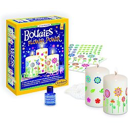 Bougies Flower Power - + 8 ans 