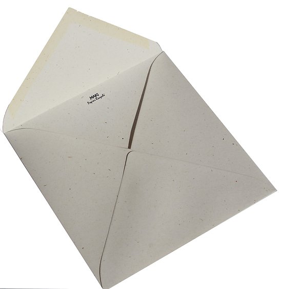 Enveloppe recyclée carrée 15x15cm Fibrée 120gr Chantilly  