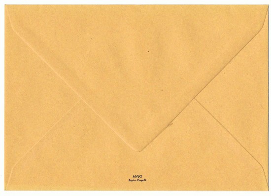 Enveloppe C6 en papier recyclé - Couleurs de Provence