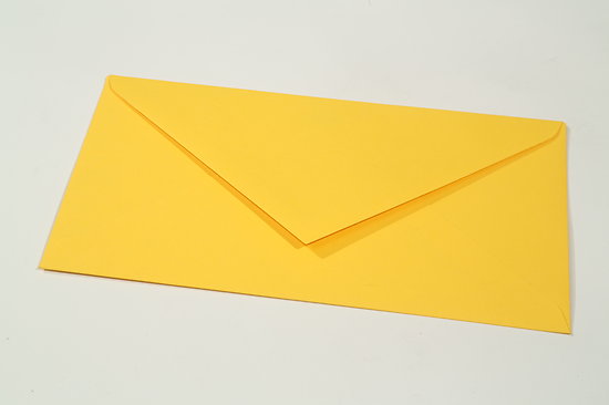 Enveloppe rectangulaire c6 et dl en papier recyclé