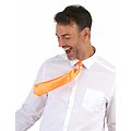 Cravate orange adulte