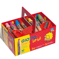 Scoolpack 36 maxi crayons Giotto Be-bé