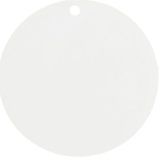 10 Marque-places en carton blancs 4,7 cm