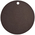 10 Marque-places en carton noirs 4,7 cm