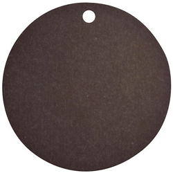 10 Marque-places en carton noirs 4,7 cm