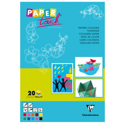 20 feuilles papier couleur A4, 120 gr/m2