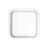 16 Petites assiettes en carton blanches 18 cm