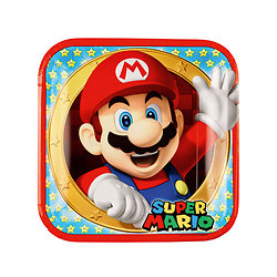 8 Assiettes en carton Super Mario™ 23 cm