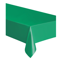 Nappe rectangulaire en plastique vert émeraude