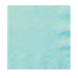 20 Serviettes en papier menthe 33 x 33 cm