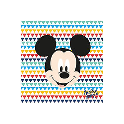 20 Serviettes en papier premium Mickey™ 33 x 33 cm