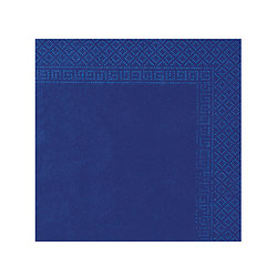 50 Serviettes bleu marine 38 x 38 cm