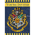 8 Cartes d'invitation Harry Potter