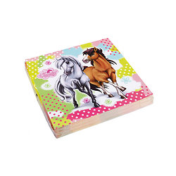20 Serviettes en papier Charming Horses 33 x 33 cm