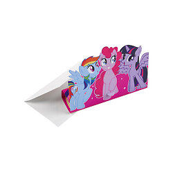 8 Cartons d'invitation My Little Pony™