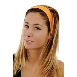 Bandeau élastique pour cheveux orange