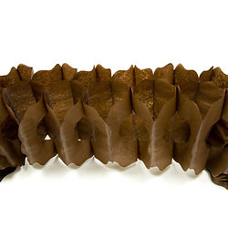 Guirlande papier marron 15cm x 4m