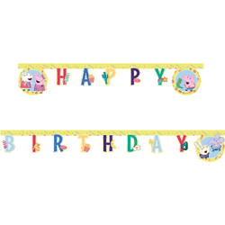 Guirlande Happy Birthday Peppa Pig™ 2 m