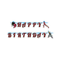 Guirlande en carton Happy Birthday Ladybug™ 2 m