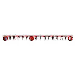 Guirlande en papier Happy Birthday FSC® Lego Ninjago™ 2 m
