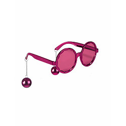 Lunettes roses disco adulte