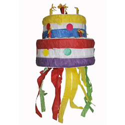 Piñata gâteau d'anniversaire 30 cm