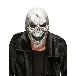Masque latex crâne effrayant adulte Halloween