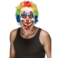 Masque latex clown adulte