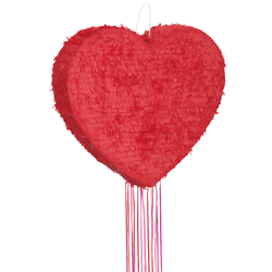Piñata cœur rouge 56 cm