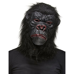 Masque gorille noir adulte