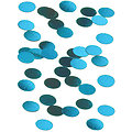 Confettis de table ronds turquoise 1.2 cm