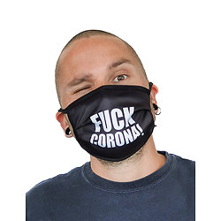 Masque cache nez imprimé fuck adulte