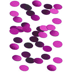 Confettis de table ronds fuchsia 1.2 cm
