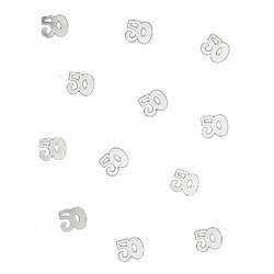 Confettis de table 50 argentés 10 gr