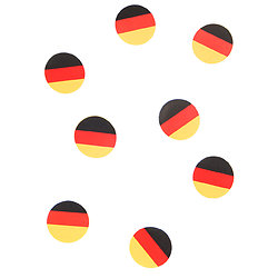 150 confettis de table drapeau Allemagne