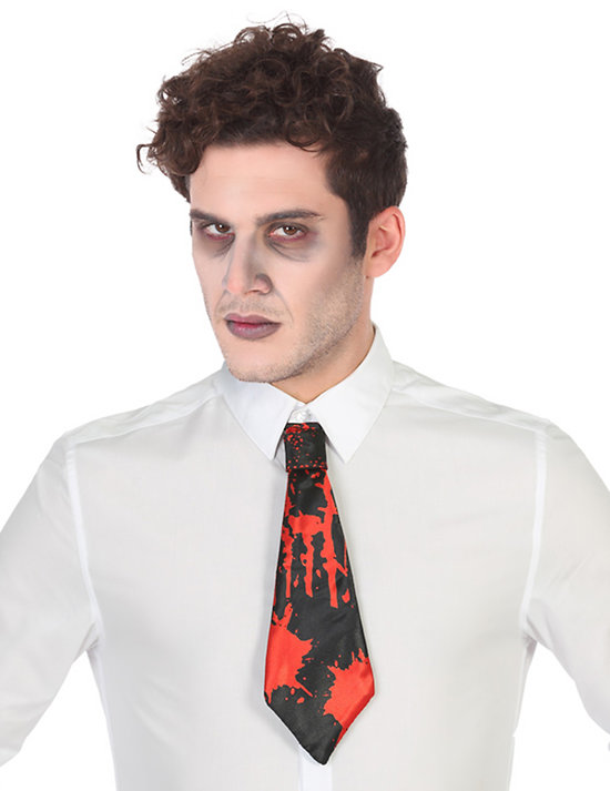 Cravate sanglante adulte Halloween