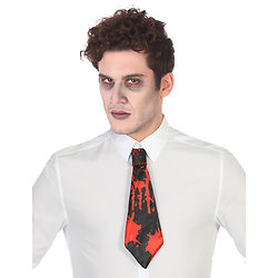 Cravate sanglante adulte Halloween
