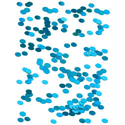 Petits confettis de table ronds turquoise 0.6 cm