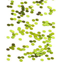 Petits confettis de table ronds verts 0.6 cm