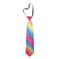 Cravate à sequins - multicolore