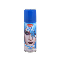 Spray laque cheveux 125 ml - bleu fluo