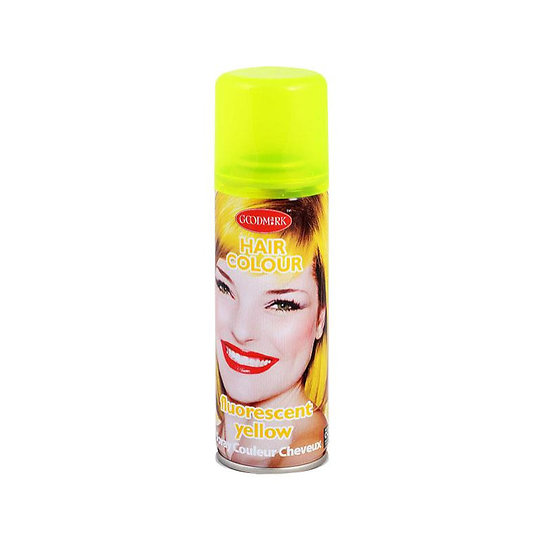 Spray laque cheveux 125 ml - jaune fluo