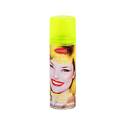 Spray laque cheveux 125 ml - jaune fluo