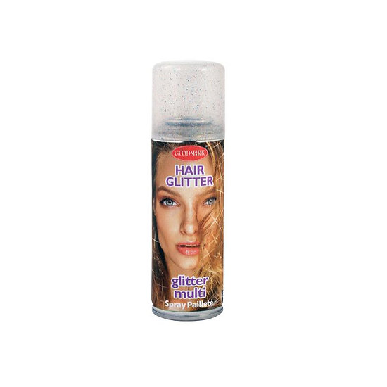 Spray laque cheveux 125 ml à paillettes - multicolore