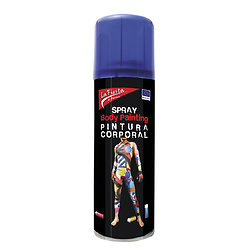 Spray maquillage corporel - 200 ml - bleu
